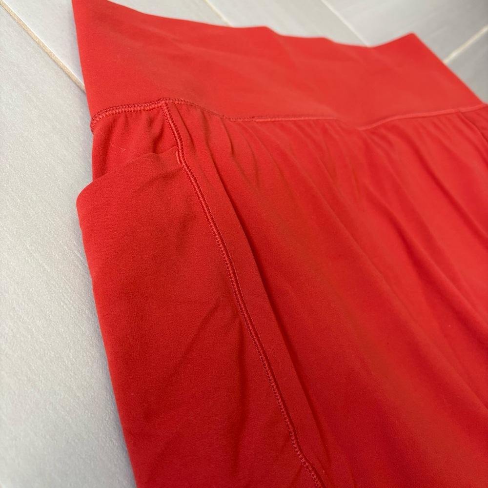 Athleta Women’s Salutation Stash Pocket 16.5 Inch Skort, Rust Color - Picture 2 of 6